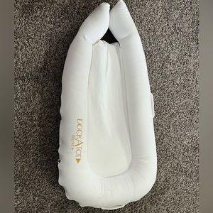 Dock A Tot Deluxe+ Baby lounger Pillow with extra cover